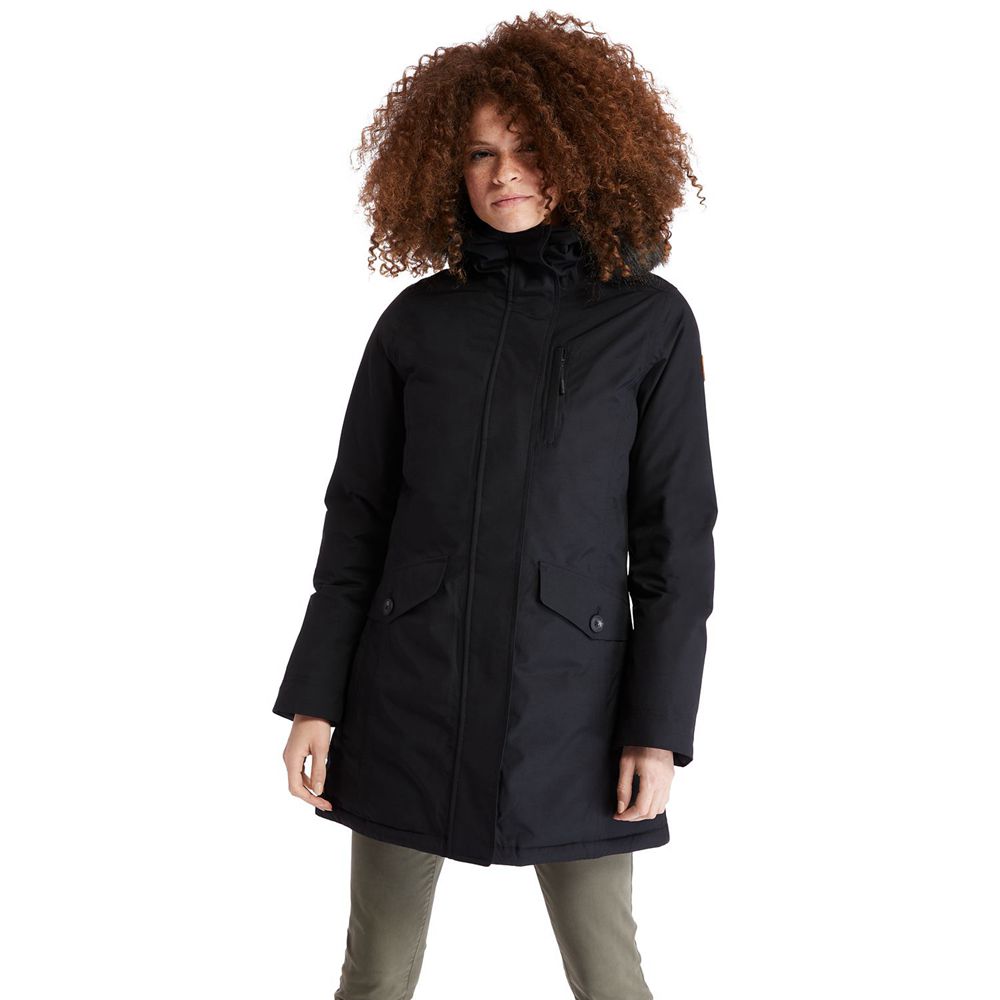 Parka Timberland Dama Negrii - Waterproof Parka - Romania - BGEHPU502